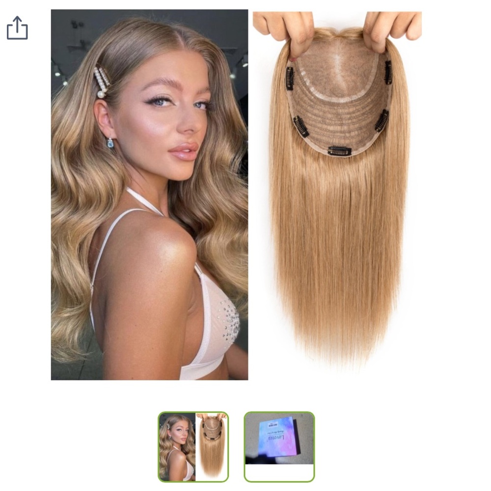 New human hair Topper